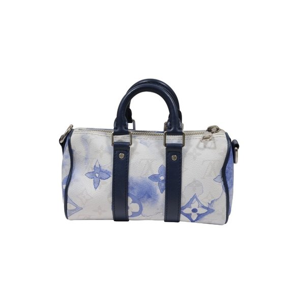 Louis Vuitton Keepall Bandouliere XS Duffle Bag Blue Watercolor M45761 - Picture 6 of 16